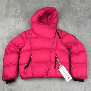 NEW Obermeyer Isla Jacket Teen Girl's Small Size 8 Pink Puffer‎ Snow 31101